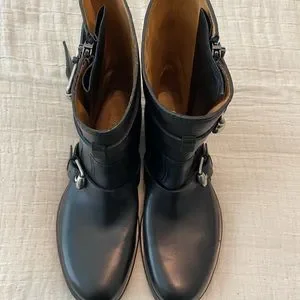 Gucci | Shoes | Authentic Gucci Mens Leather Motorcycle  display picture 1